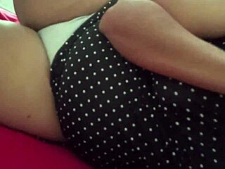 A voyeur witnesses a karmic moment when a chubby housewife has an orgasm that she has been hiding