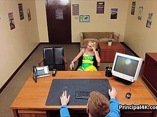 School principal seduces cheerleader and soccer mom in office