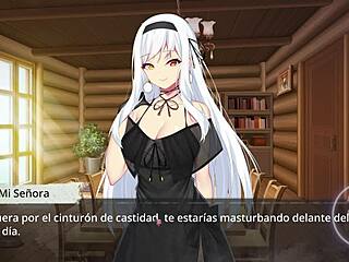 Commented gameplay of a hentai game with a witch theme