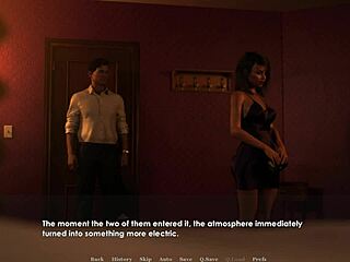 Big dick cock fucking in adult video game