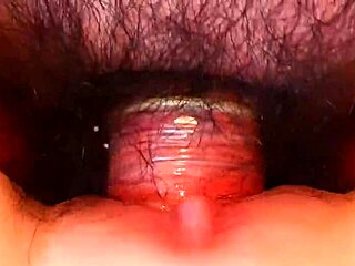 Close up view of a sex toy action