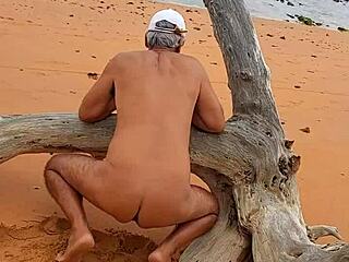 Public beach gay amateur action with Ladysilva