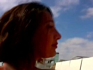 European teen gets rough anal sex and cums hard
