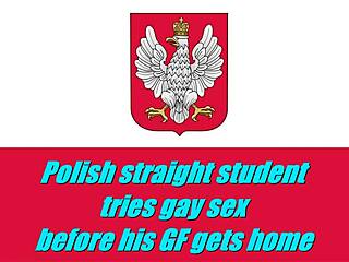 Young straight college boy tries gay sex before girlfriend