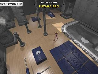 3D game with hot futanari action - Ass fucking