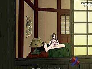 Hinata's step-sister Hanabi in 3D Naruto porn game