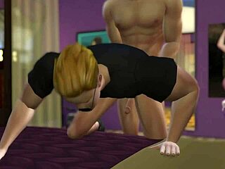 Gay cartoon sex with Johnny Bravo and his clone