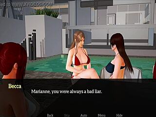 3D animated porn with small boobed Milfs and Ecchi gameplay