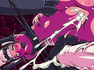 Beautiful game-inspired anime sex scenes with a big dick