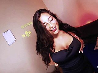 Beautiful girlfriend gives great blow job and hot sex with bodybuilder friend