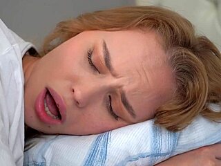Stepfather can't resist pleasuring his stepdaughter and filling her holes