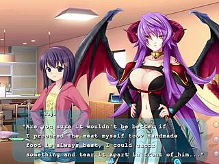 See the beautiful women of Busty hentai in a cafe in Princess x fan disc ep20