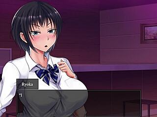 Yasui route continues: Netorare gangbang with doggy style and blowjobs