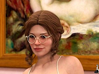 A horny college boy seduces his uncle’s new wife, a nerdy and hot woman