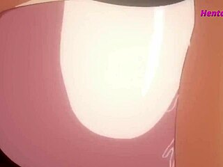 Hentai sex scenes with the theme of spying and animation