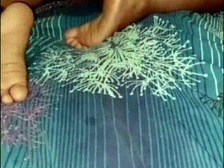 Mother-in-law gets a handjob and fucked in the vagina