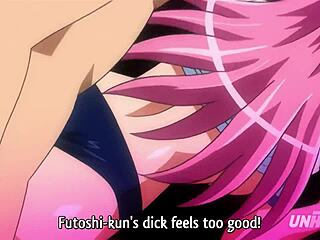 Double penetration in a wild hentai scene with big tits and big ass