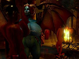 3D animated porn with a taboo theme of succubus and incubus
