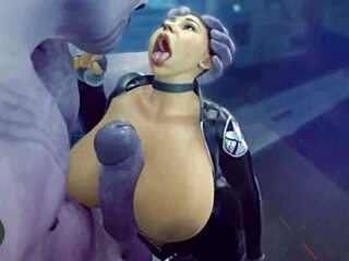 Black Widow Natasha's hot secret life in 3D animation