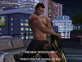 3D animated porn video of Peggy’s secret love affair