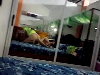 Big tits and great sex in this amateur video with a stepmother and stepson