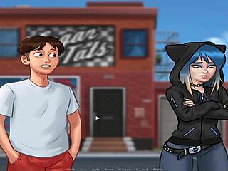 Anime and manga style video game with dating and sex elements