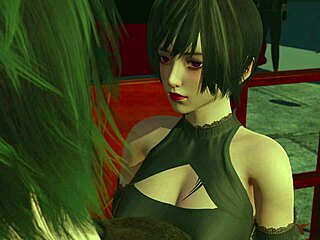 3D animated game with Asian cutie and big cock lover