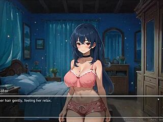 Bluring Walls hentai game ep 5 ignites with steamy couple fantasies!