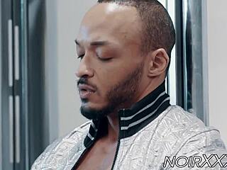 Muscular Black Hunk Dillon Diaz Strokes His Massive BBC Solo