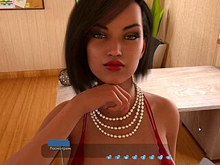 Beautiful women in 3D animated porn game get help with anal toys and blowjob