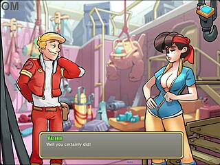 Space rescue: Valerie and Code Pink team up for a hot scene