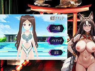 Steamy gameplay with Night Fox Madame's erotic train ride