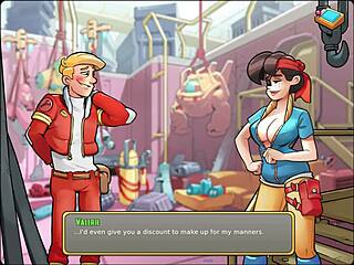Space rescue: Valerie and Code Pink team up for a hot scene
