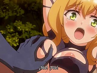 Hentai with big-breasted women and monsters in a spa