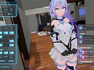 Hentai game with 3D cartoon nymphs