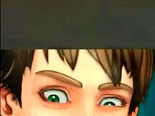 3D animated porn with a harem theme