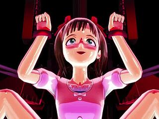 Haruka 12's erotic game challenge in 3D anime form