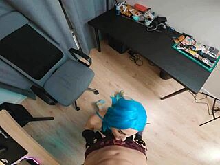 Jinx goes wild in this cosplay sex scene