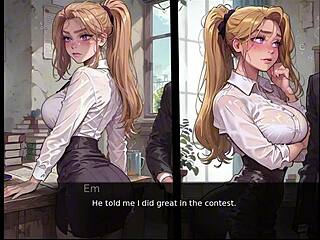 3D game of cuckold wife with hot interracial action