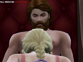 Old wife humiliated for husband's crimes in 3D hentai