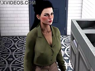 Aaron Dun's accidental fatherhood in 3D animated porn video