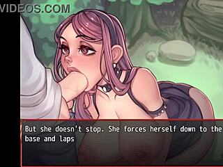 3D game with big tits and blowjobs - Harem in another world