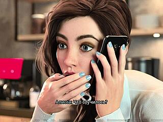Beautiful girls in hot 3D game with hardcore scenes and handjobs
