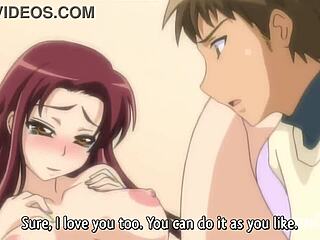 Asian teens compete for big dick in 3some hentai