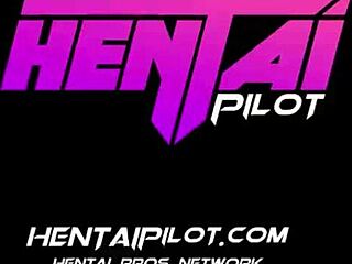 Petite Japanese girl gets rough doggy style sex in this hentai video