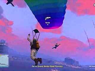 Hardcore femdom and group action in GTA Online