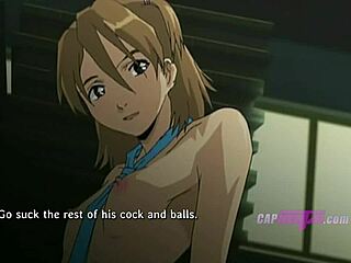Spoiled rich kids bully their teacher in this cartoon porn