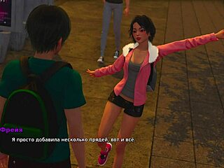 3D cartoon with big tits and hardcore sex, my bully is my lover