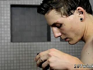 First-time gay sex with boys in a bathroom