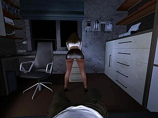 3D animated hentai with a hot office theme and a big ass secretary